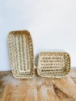 Handwoven Rectangular Bread Basket – Camelia Design