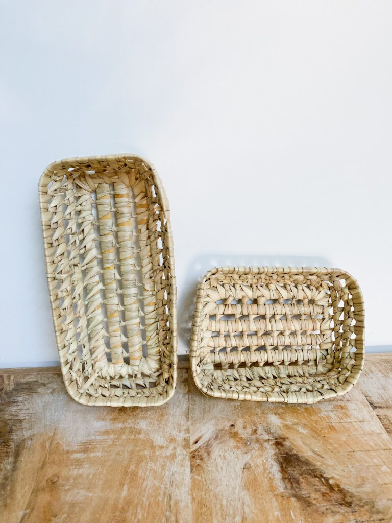 Handwoven Rectangular Bread Basket – Camelia Design
