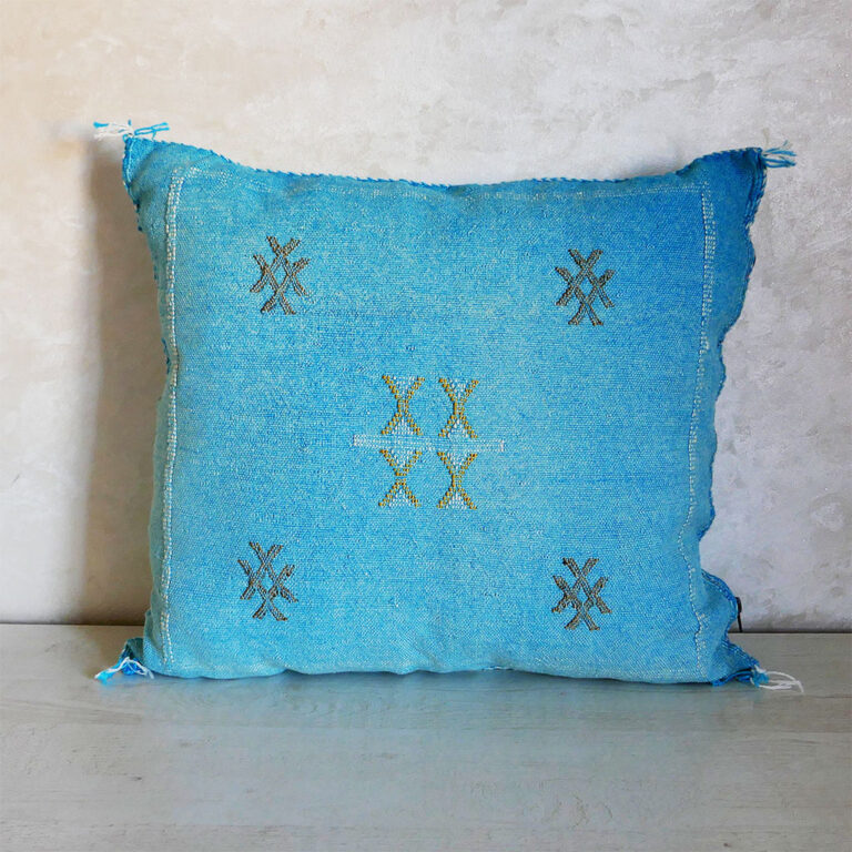 Handmade Cactus Silk Cushion Cover
