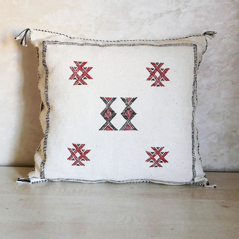 Handmade Cactus Silk Cushion Cover
