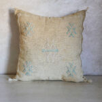Handmade Cactus Silk Cushion Cover