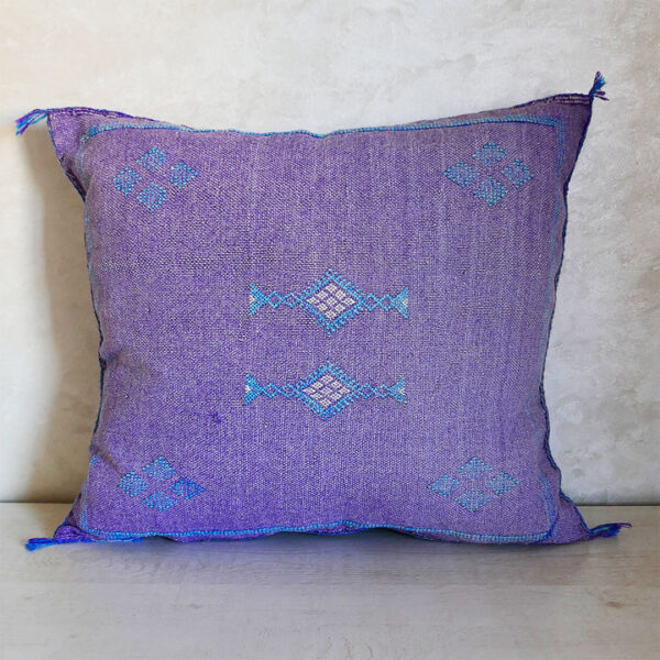 Handmade Cactus Silk Cushion Cover