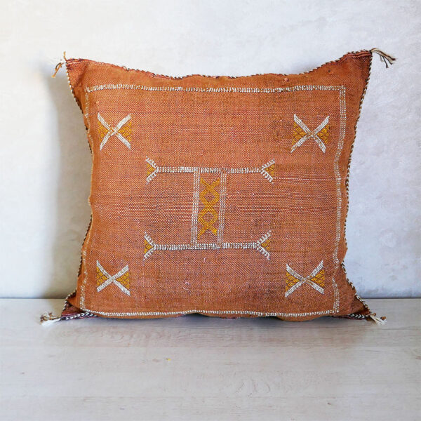 Handmade Cactus Silk Cushion Cover