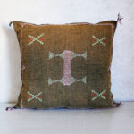Handmade Cactus Silk Cushion Cover
