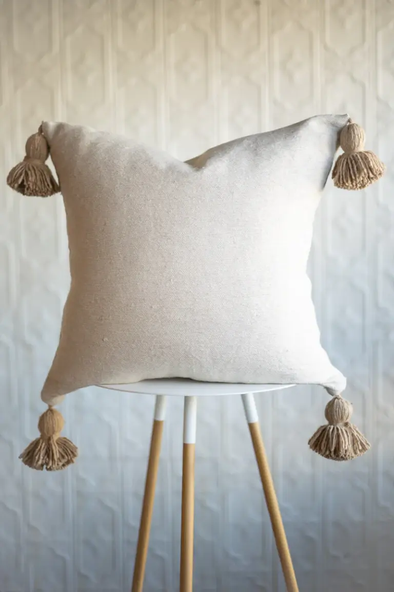 Moroccan Pompom Pillow