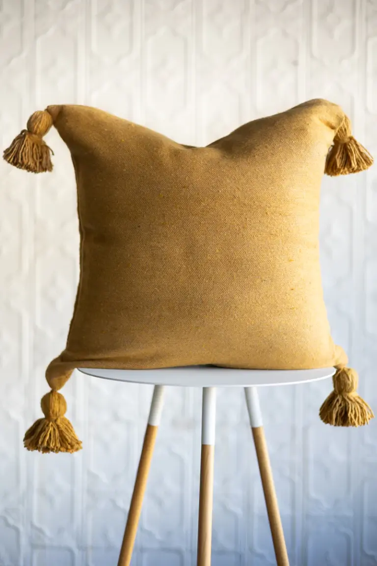 Moroccan Pompom Pillow