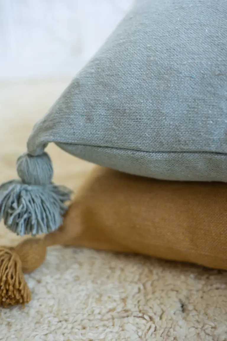 Moroccan Pompom Pillow