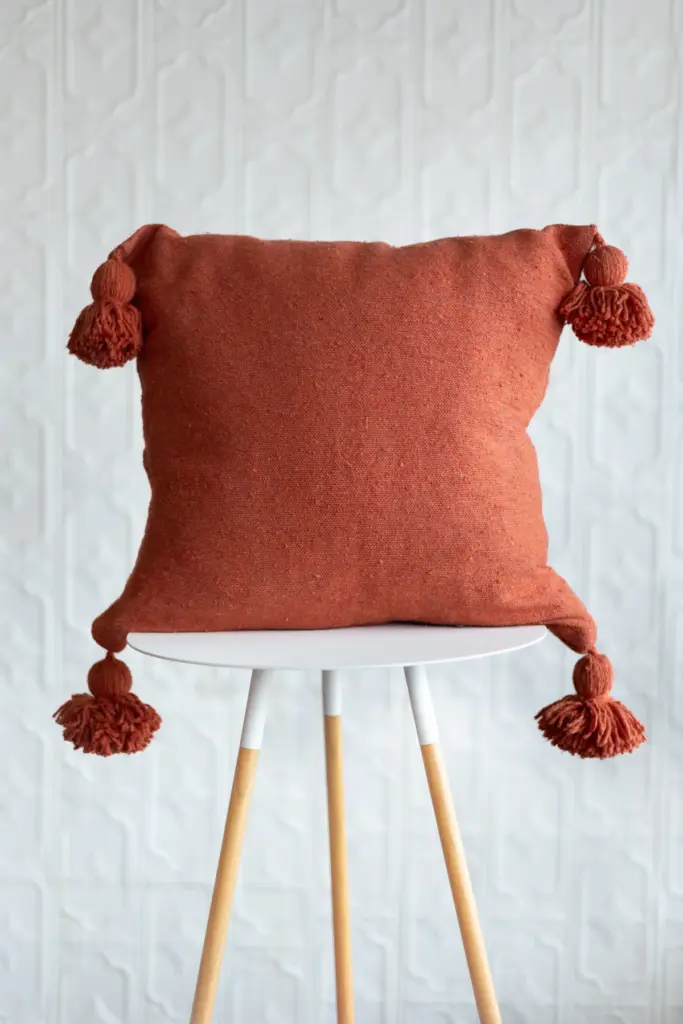 Moroccan Pompom Pillow