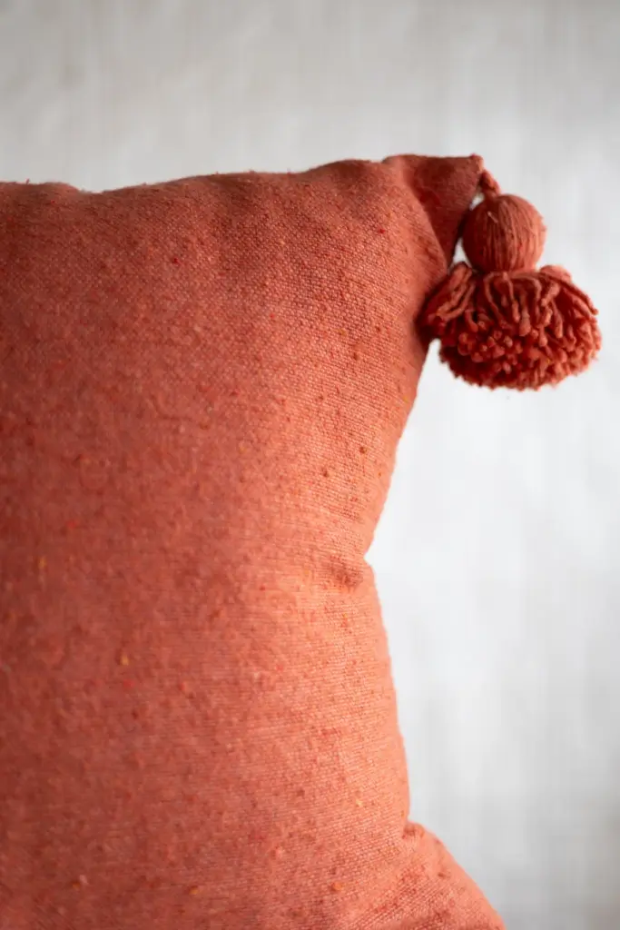 Moroccan Pompom Pillow