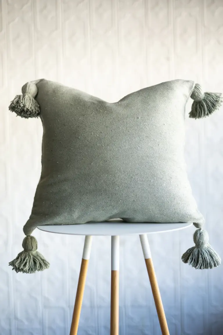 Moroccan Pompom Pillow