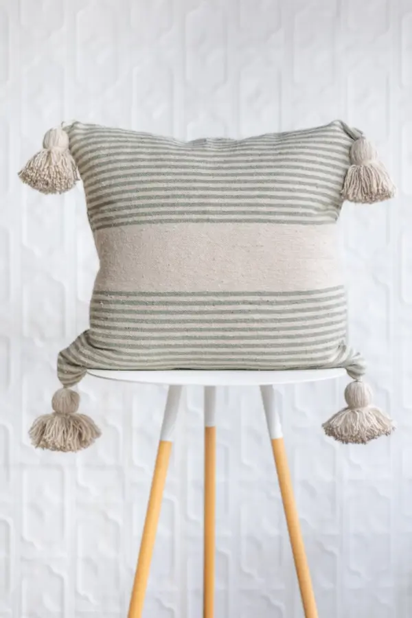 Moroccan Pompom Pillow