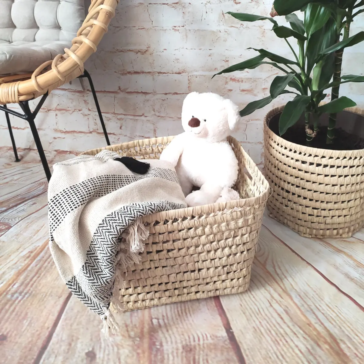 Large Natural Fiber Storage Baskets – Handwoven Organizers in 6 Sizes - Image 7