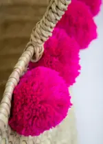 Basket with Pompons
