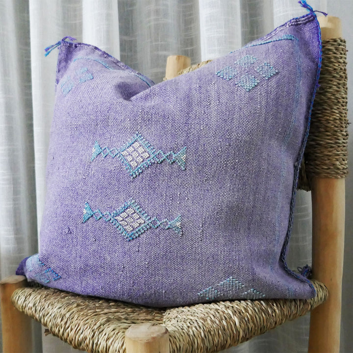Handmade Cactus Silk Cushion Cover