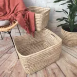 Large Natural Fiber Storage Baskets – Handwoven Organizers in 6 Sizes - Image 13