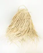 Moroccan Handmade Fringe Pendant Light – Palm Leaf Boho Ceiling Lamp