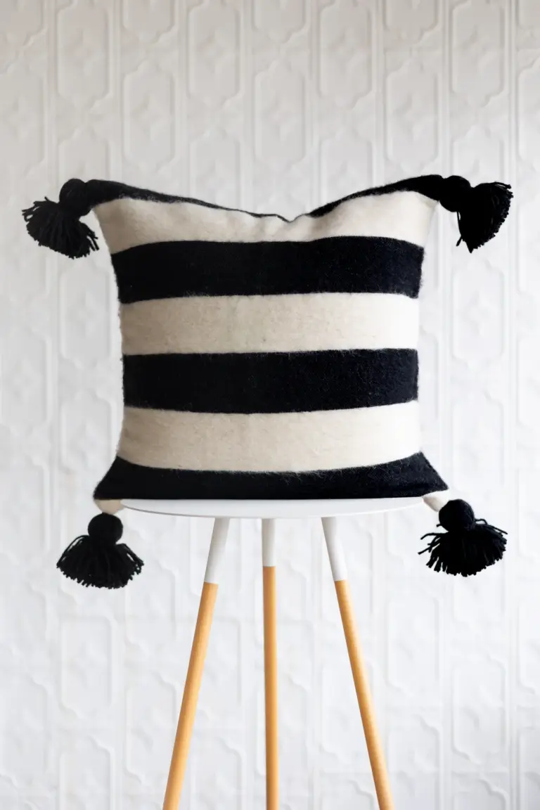 Moroccan Pompom Pillow