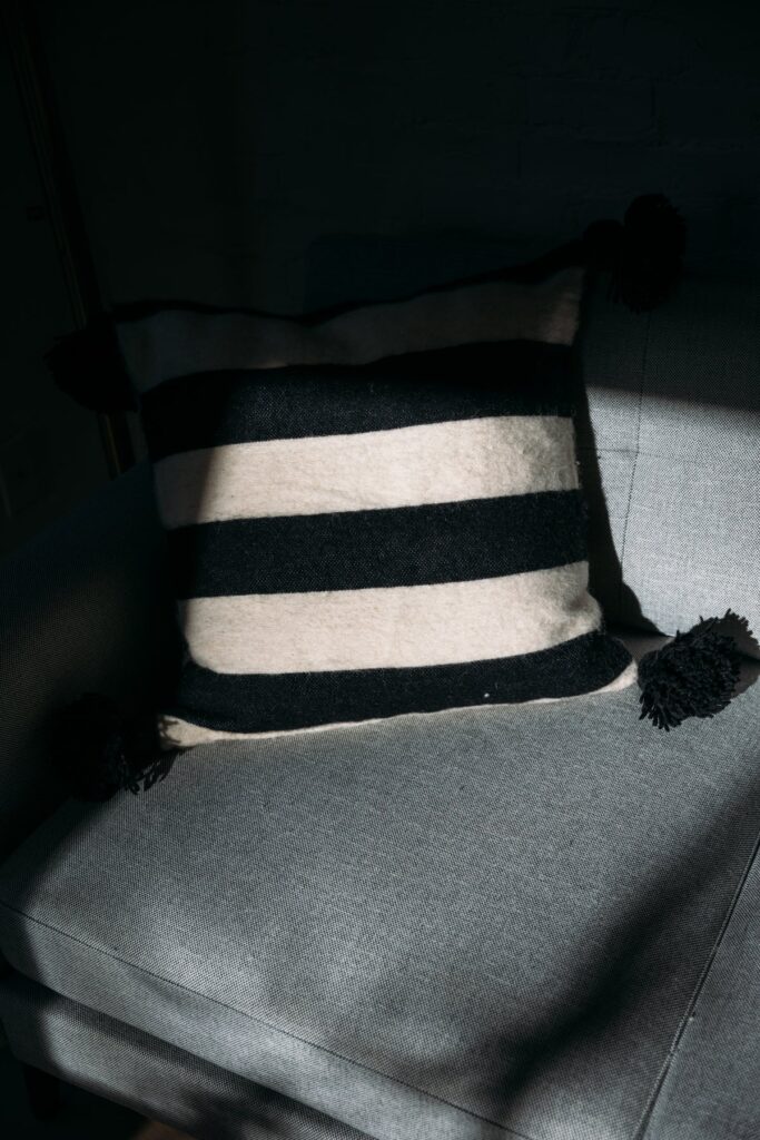 Moroccan Pompom Pillow