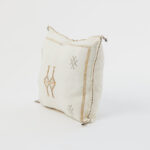 Handmade Cactus Silk Cushion Cover | Moroccan Sabra Pillow | Vintage Bohemian Berber Decor - Image 2