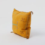 Handmade Cactus Silk Cushion Cover | Moroccan Sabra Pillow | Vintage Bohemian Berber Decor - Image 4