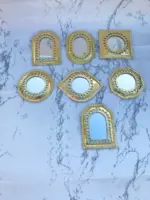 7 Moroccan Brass Wall Mirrors – Small Decorative Set - Image 10