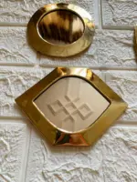 Small Moroccan Brass Mirrors – Gold Wall Decor - Image 5