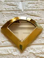 Set of 6 Moroccan Brass Mirrors – Gold Wall Decor - Image 3