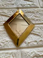 Small Brass Moroccan Wall Mirrors – Gold Decorative Set - Image 6