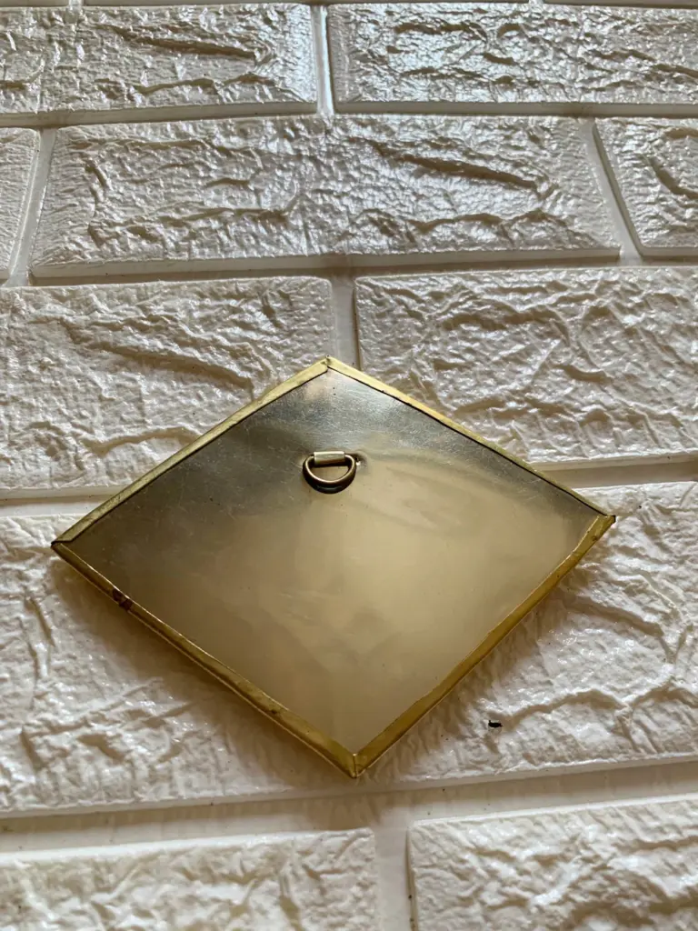 Small Brass Moroccan Wall Mirrors – Gold Decorative Set