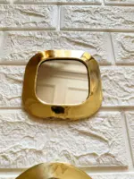 Gold Moroccan Brass Wall Mirrors – Small Decorative Set - Image 6