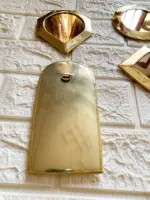 Gold Moroccan Brass Wall Mirrors – Small Decorative Set