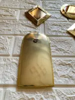 Small Moroccan Brass Mirrors – Gold Wall Decor - Image 2