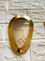Set of 6 Moroccan Brass Mirrors – Gold Wall Decor - Image 4