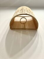 "Aya" Handwoven Raffia Wall Sconce – Natural Boho Light Fixture - Image 6