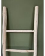 Decorative Eucalyptus Wood Ladder – 150 cm Handmade Boho Accent - Image 4