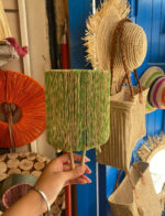 Hakima Table Lamp – Handwoven Twisted Raffia Bedside Light - Image 5