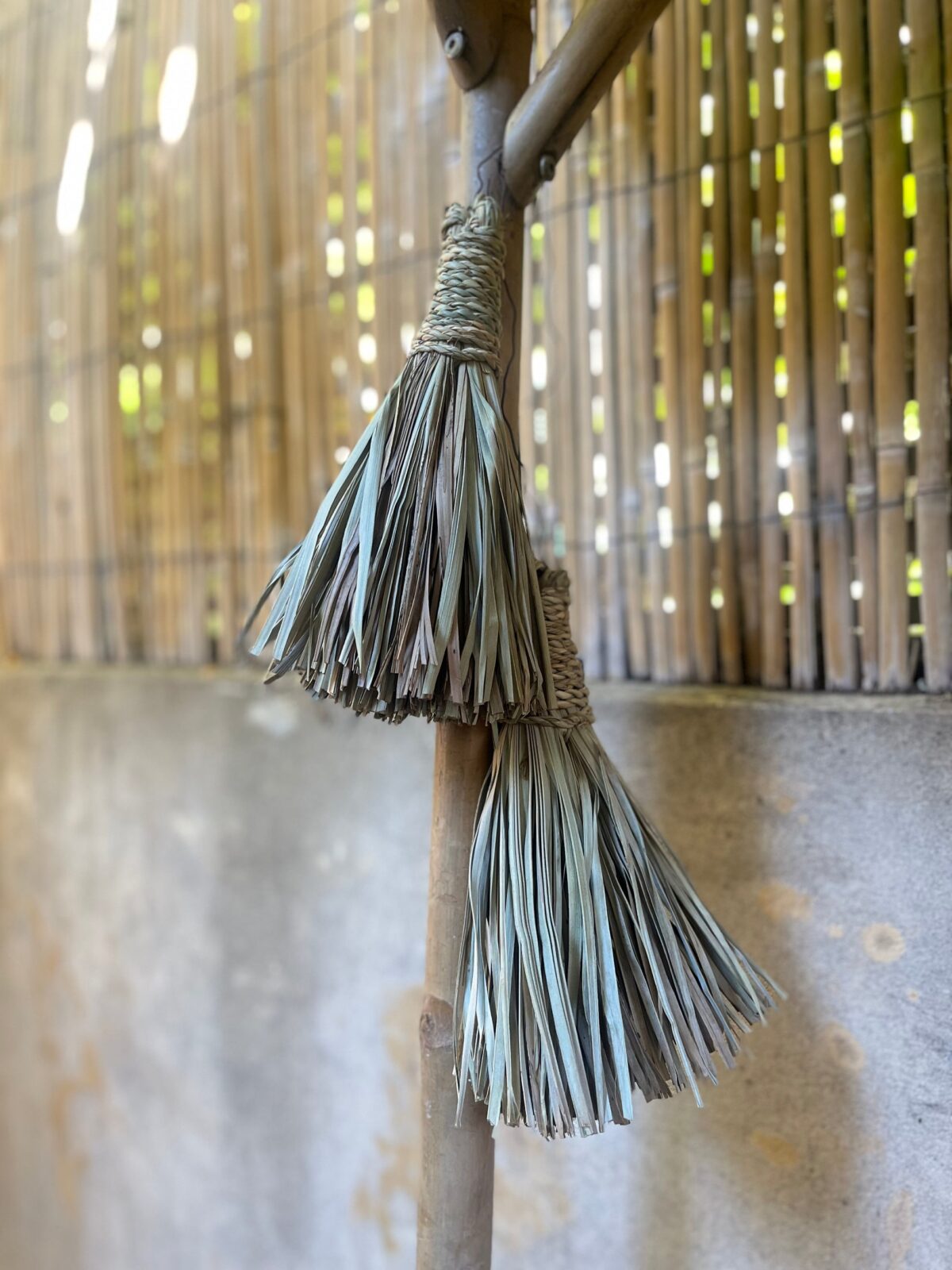 Handmade Decorative Mini Broom – Moroccan Wall Art, Natural Fiber Craft, Unique & Boho Chic