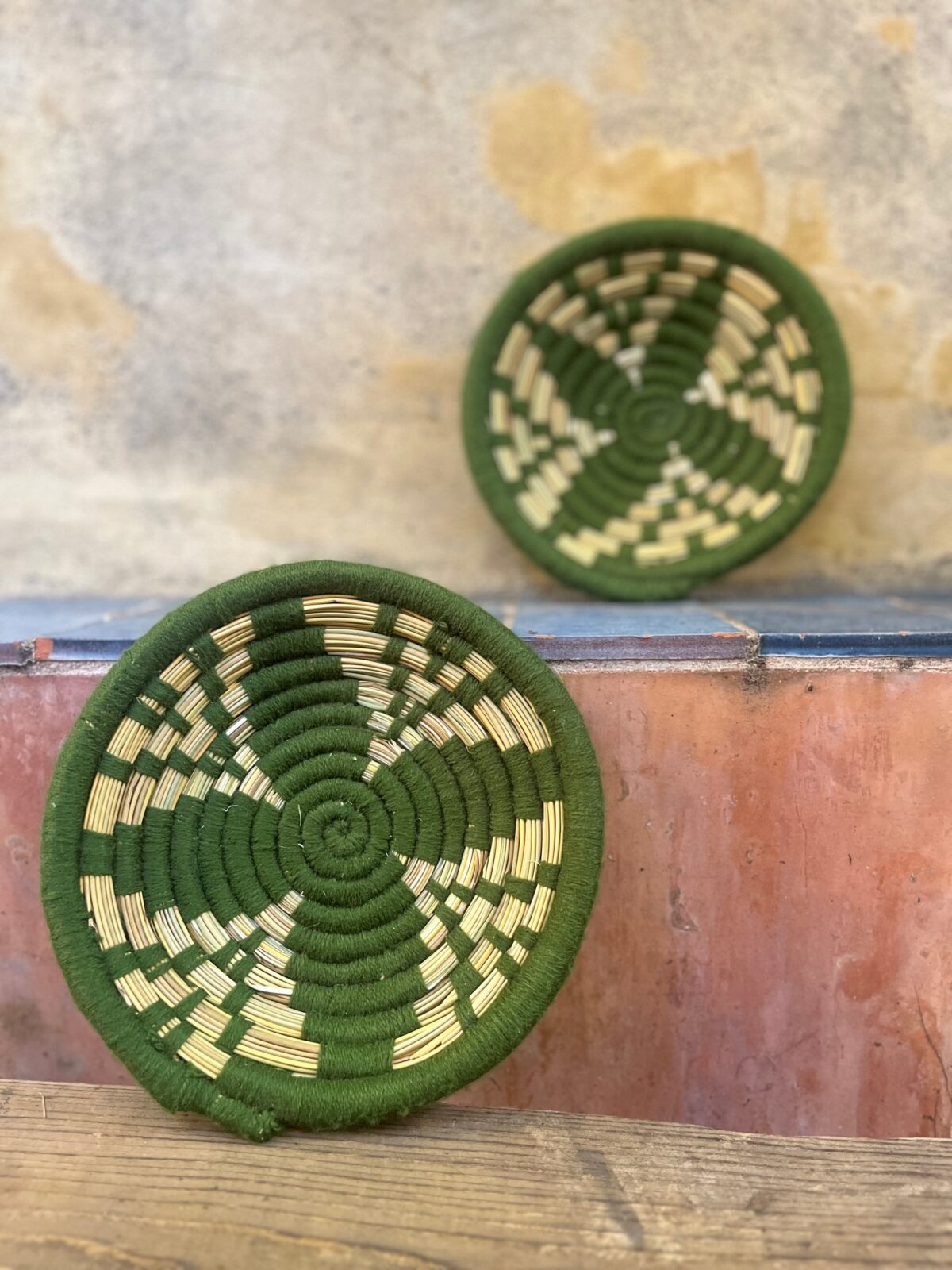 Flat Basket – Handmade Moroccan Decor 🌿✨