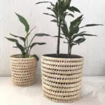 Handmade Round Palm Leaf Basket – XS, S, M, L | Natural Moroccan Storage - Image 4