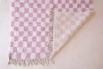 Beni Ourain Berber Carpet | Custom Handmade Moroccan Wool Mat 80x240 cm - Image 3