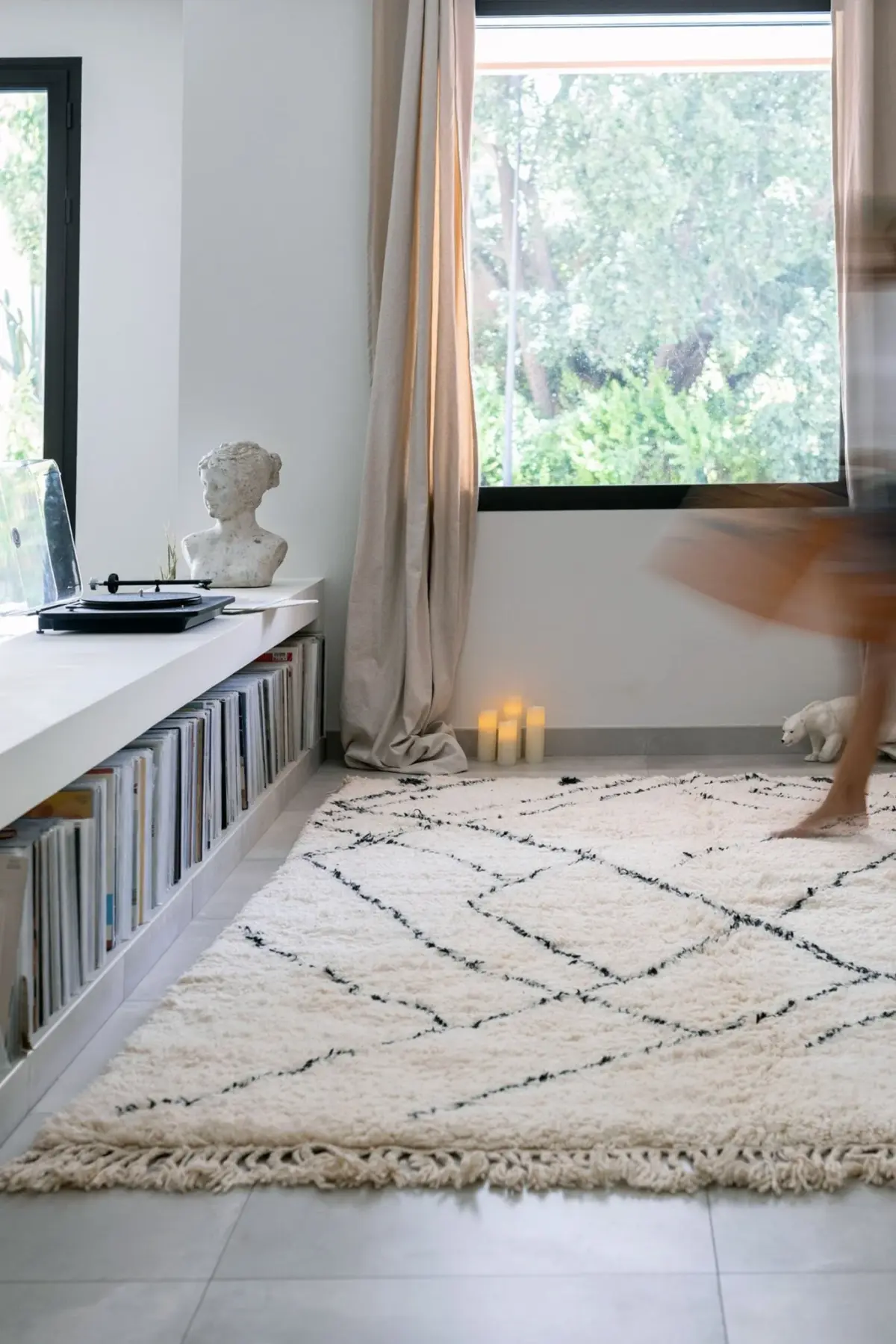 Authentic Berber Carpet – Mamounia Design | Custom Handmade Moroccan Wool Runner 80x240 cm - Image 5
