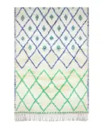 Authentic Berber Carpet – Moroccan Wool Majorelle | Custom Handmade Runner 80x240 cm