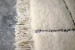 Authentic Berber Carpet – Moroccan Black Wool Elbadi | Custom Handmade 80x240 cm Runner - Image 3