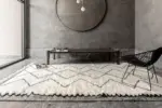 Authentic Berber Carpet – Moroccan Black Wool Riad | Custom Handmade Runner 80x240 cm - Image 4