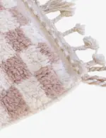 Moroccan Berber Wool Carpet with Small Tiles – Custom Handmade Runner 80x240 cm - Image 4