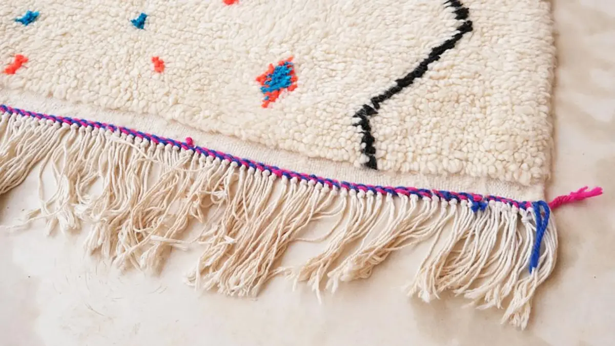 Pure Wool Moroccan Berber Carpet – Handmade Runner Rug Dimensions: 135 x 233 cm - Image 10