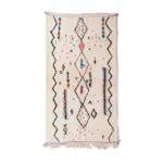Pure Wool Moroccan Berber Carpet – Handmade Runner Rug Dimensions: 135 x 233 cm - Image 7