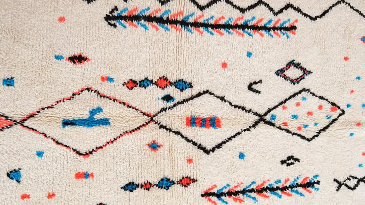 Pure Wool Moroccan Berber Carpet – Handmade Runner Rug Dimensions: 135 x 233 cm - Image 6