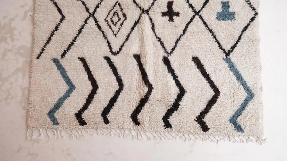 Pure Wool Moroccan Berber Carpet – Custom Handmade Runner 80 x 240 cm - Image 6