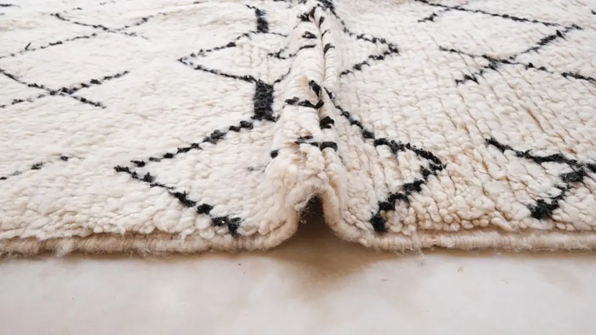 Pure Wool Moroccan Berber Carpet – Custom Handmade Runner 80 x 240 cm - Image 9